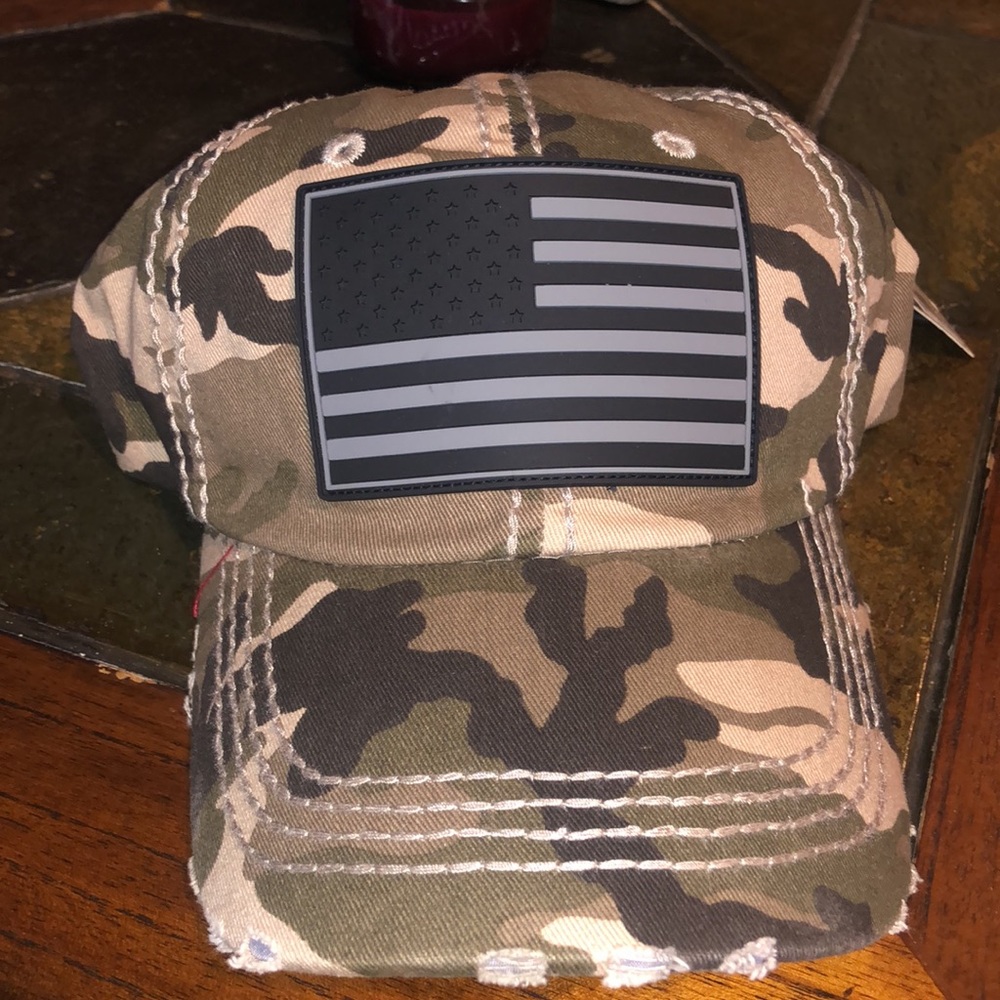 FLAG patch VINTAGE BALLCAP - Picture 1 of 5